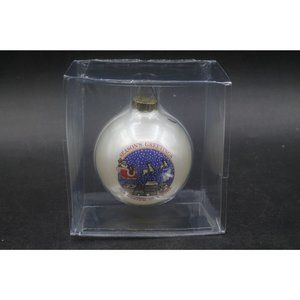 Season's Greetings Rochester, New York - Santa & His Sleigh w/ Reindeer Ornament